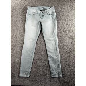 American Eagle Jeans Women 4 Regular‎ Low Rise Skinny Green Denim Pants